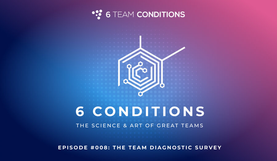 Episode #008: The Team Diagnostic Survey | 6 Team Conditions