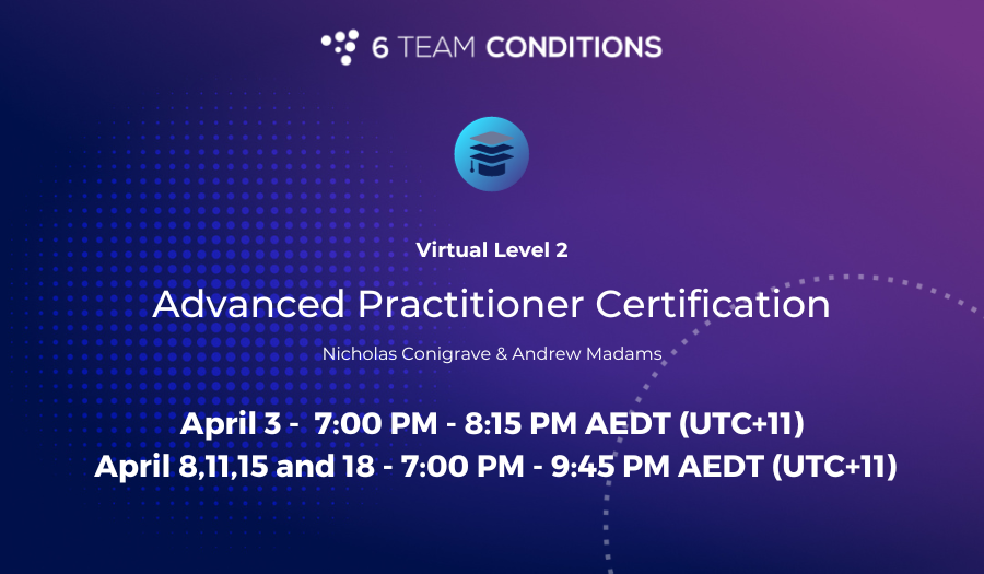 Virtual Advanced Practitioner Certification - April 2024 | 6TC