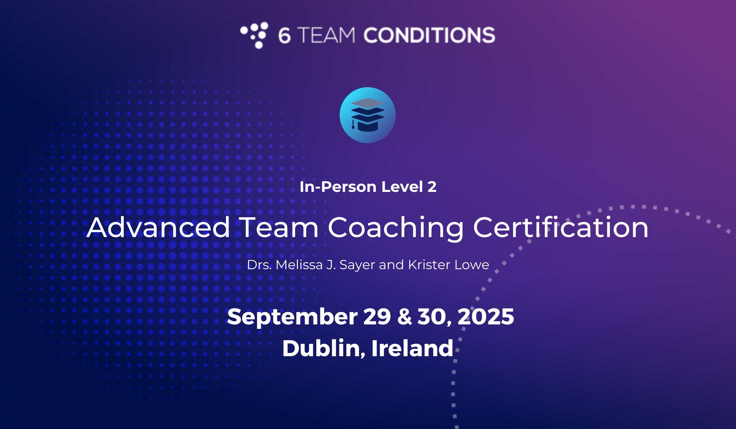 In-Person Advanced Team Coach Training - September 2025 | 6TC