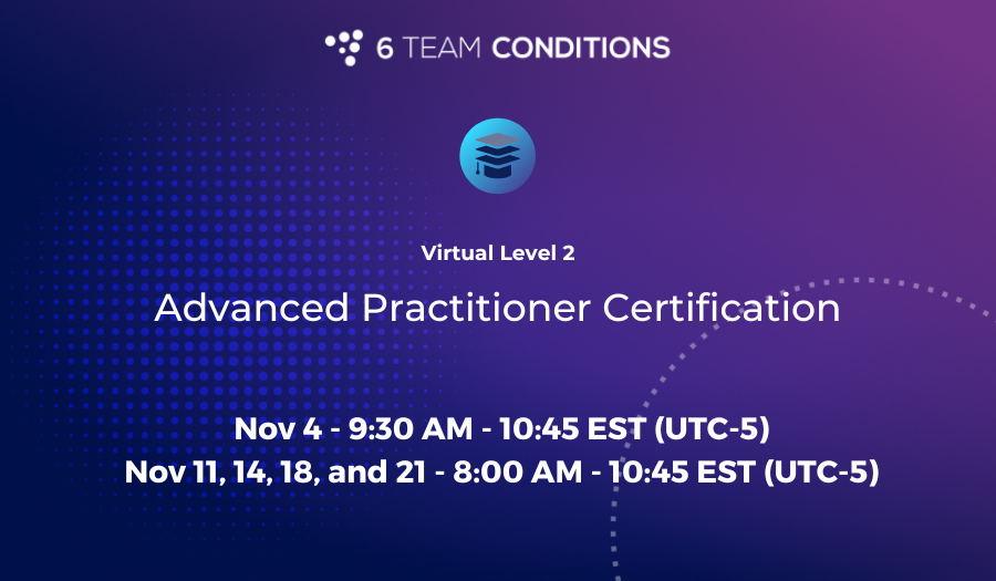 Virtual Advanced Practitioner Certification - November 2024 | 6TC