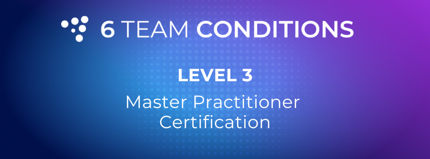 Level 3: Master Team Coaching Certification
